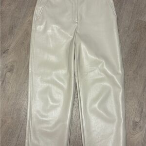 Aritzia women Faux Leather Pants